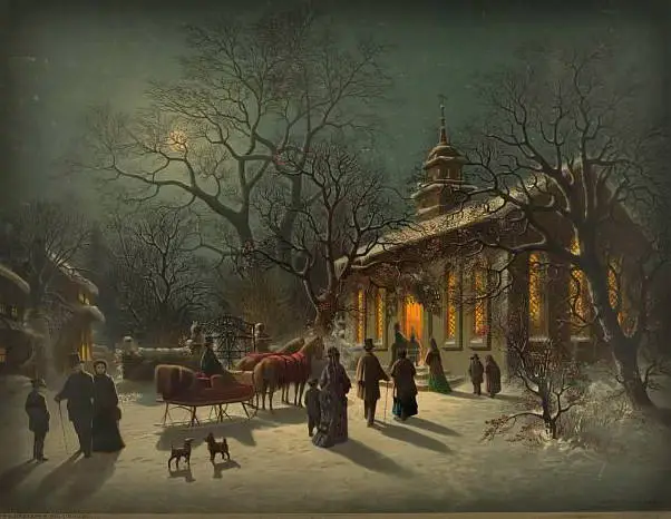 New Year's Eve, 1876, by Edmund Restein